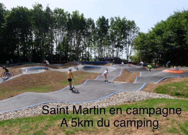 Camping Le Clos Savoye Biville-sur-Mer Экстерьер фото